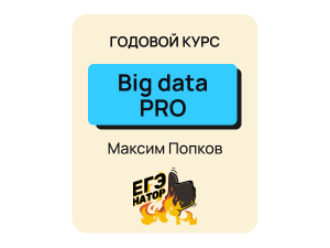 Годовой курс Big Data PRO с нуля до сотки!